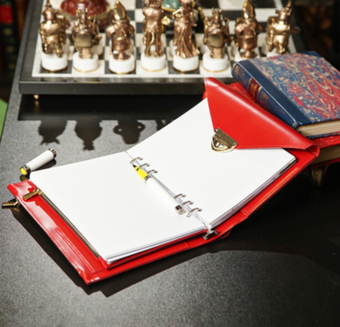 Leather cover A5 notebook. Just leather cover A5 for notebook with binder.