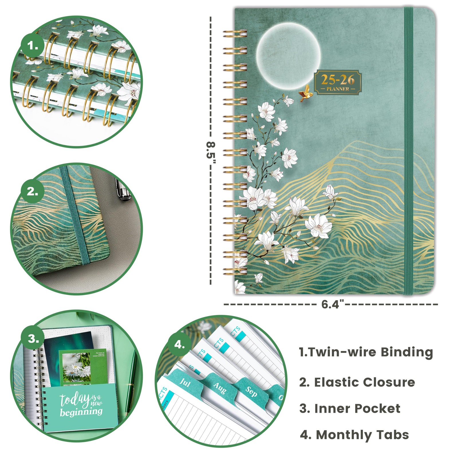 Planner 2025-2026 – JUL 2025 – JUN 2026, Academic Planner 2025-2026, Weekly