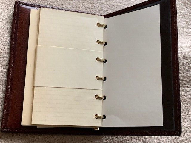 Bosca Brown Old Leather Compact Phone Book 5.0″ x 3.5″ & Card Holder 4.0″ x 3.0″