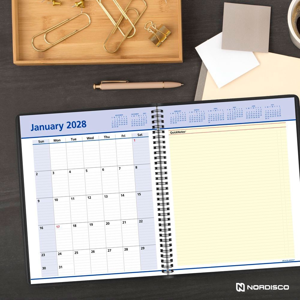 2026 At-A-Glance QuickNotes 76-01-05 Weekly Monthly Appointment Book 8 x 10″