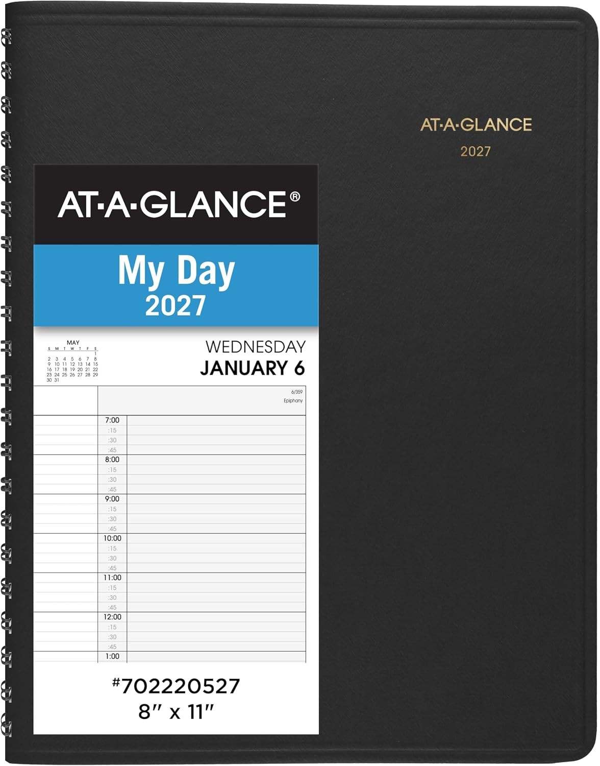 2027 Appointment Book Planner Daily Group Planner 8″ x 11″ Two Person