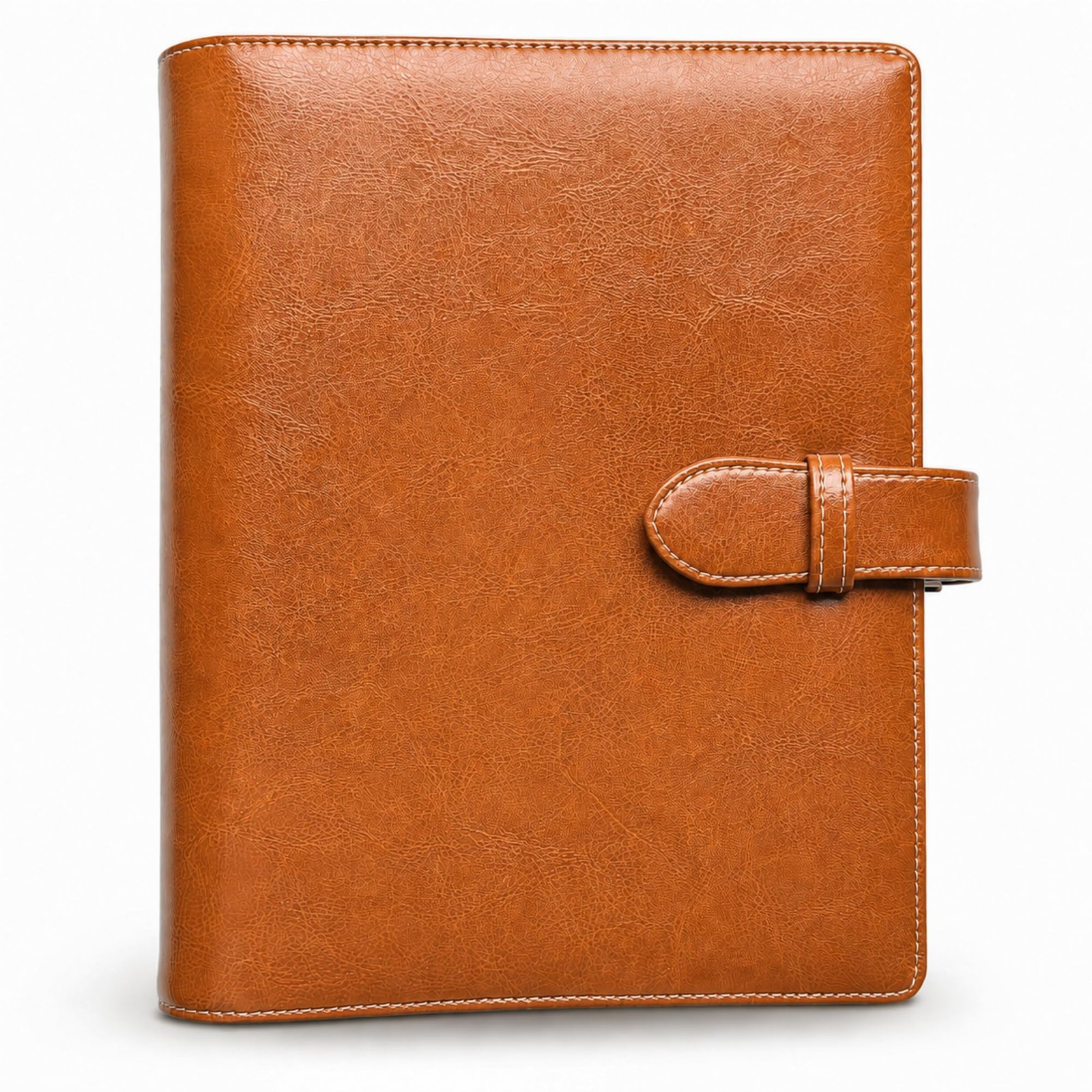 FENSPARK A5 Leather System Planner, 6-Ring Binder, Business Planner, with Cover,