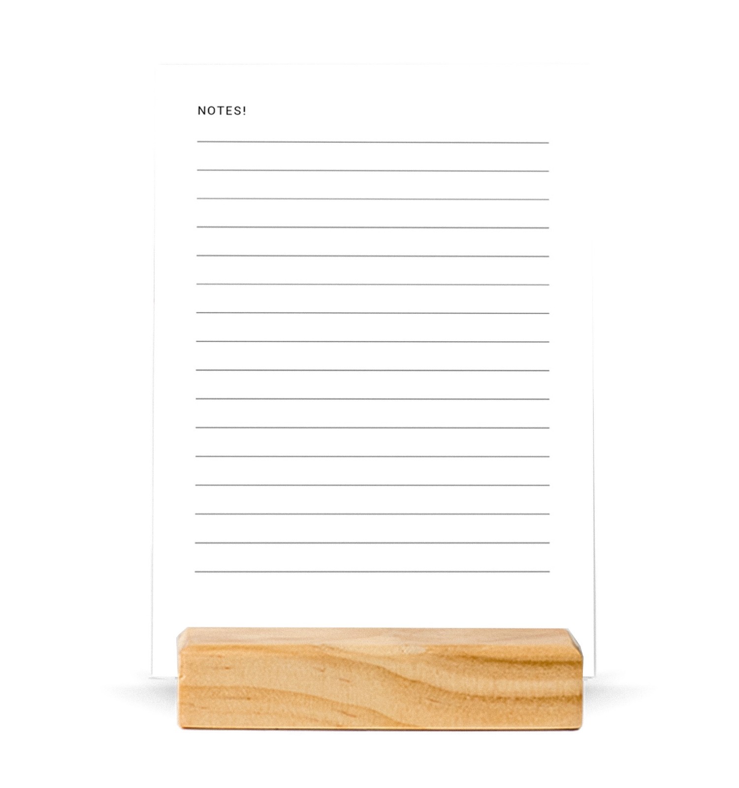 Kawaii Anime Girl Living Alone 2026 Desk Calendar, Wood Stand Vertical Calendar