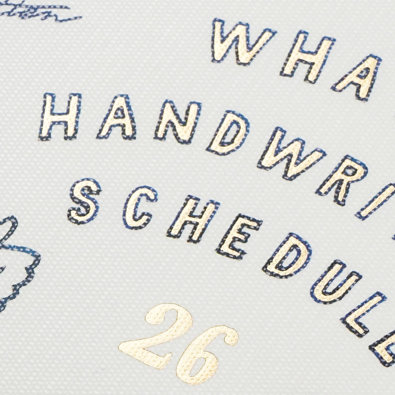 Greeting Life Chalk Boy Planner 2026 B6 Slim Monthly Hard Cover White CD-1410-CB