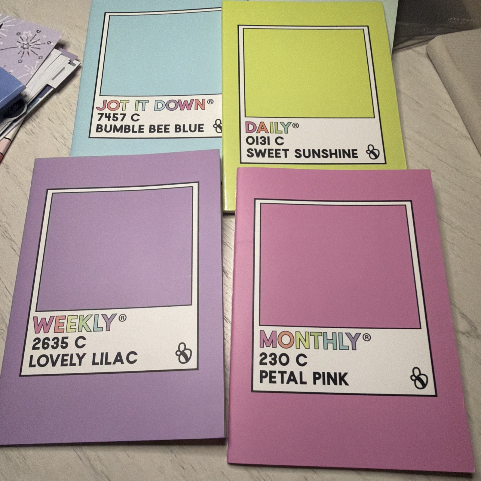 New Foxy Fix B6 Leather Pink Travelers Notebook Inserts Stickers + Mystery Gifts
