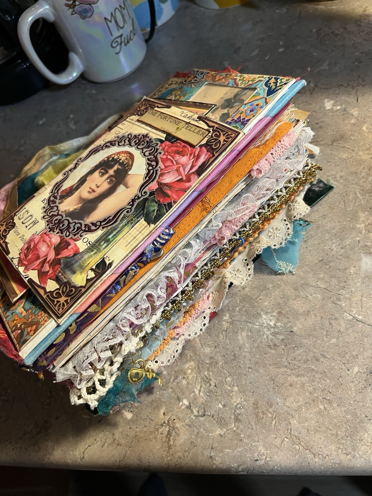 Hand Crafted Fortune Teller Junk Journal
