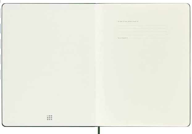 Moleskin Dotted Notebook Classic Collection Dot Grid Hardcover Black XL Pocket