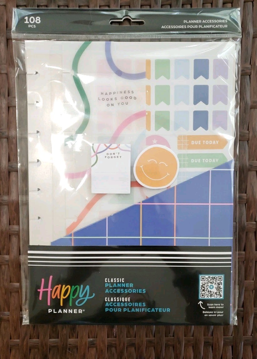 The Happy Planner Off To College Classic Planner Accessories 108 Pieces
