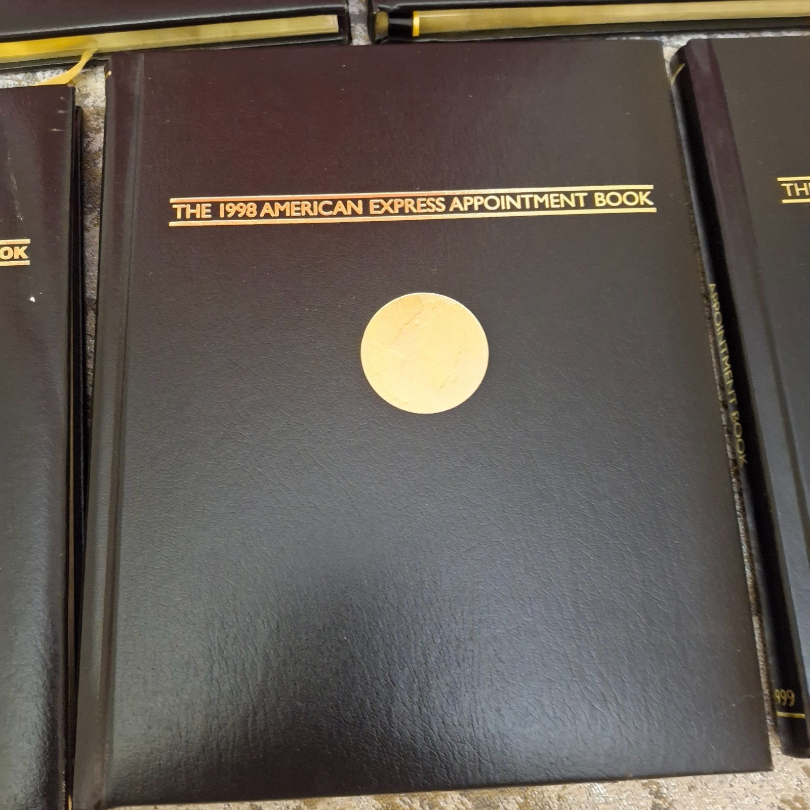 Vintage American Express Appointment Books Lot of 5 Black Planner 1992-93 1996