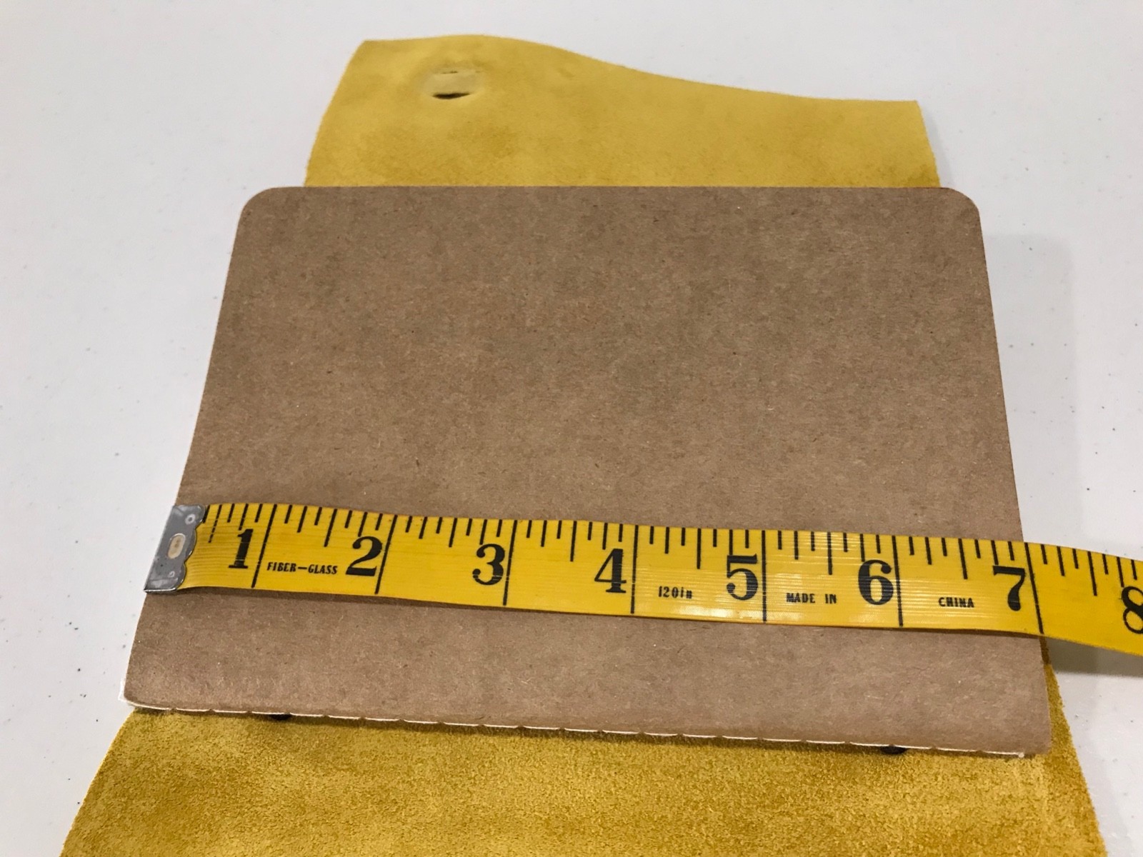 Portland Leather Goods Yellow Journal Notebook As Is READ