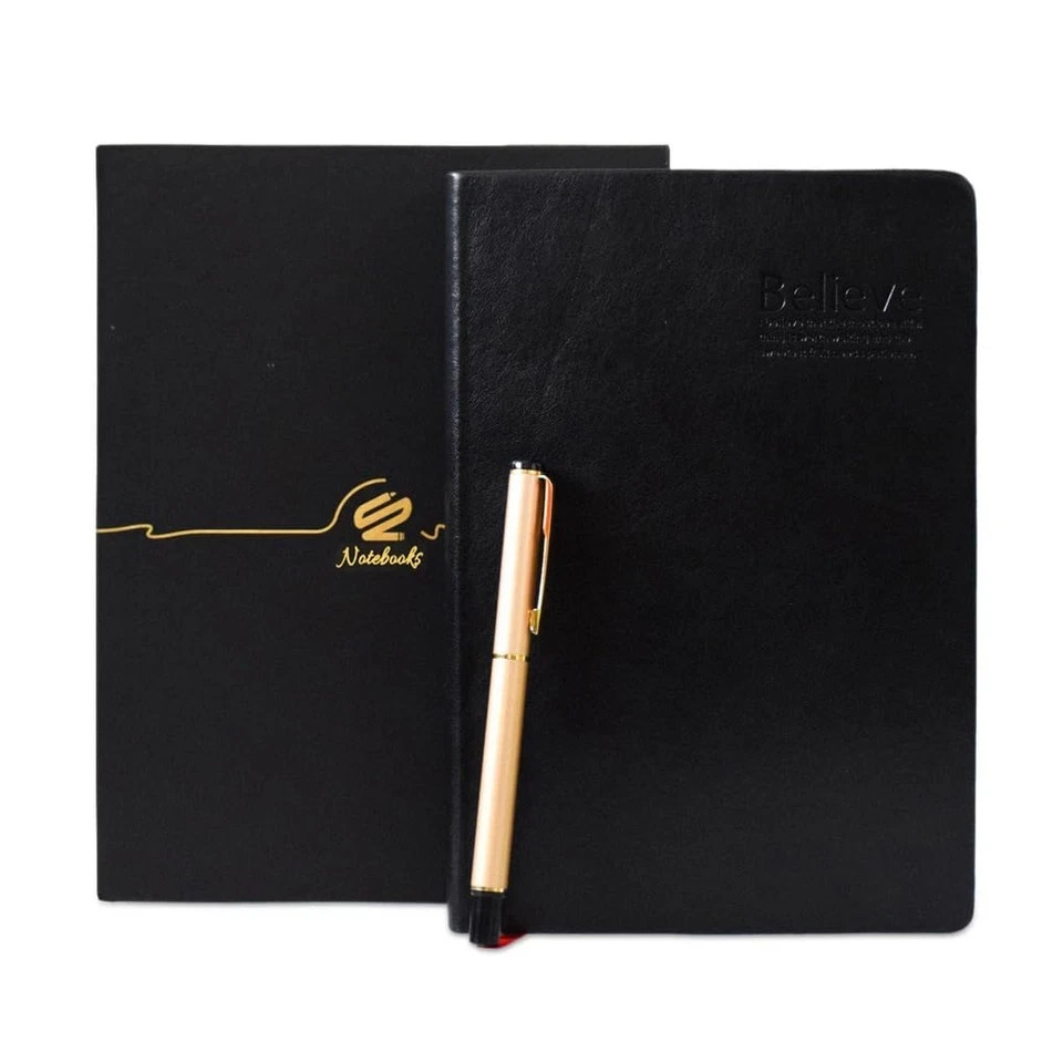 Lemical 720 Pages Thick Journal with Gift Box & Pen, Thick Leather Journal No…