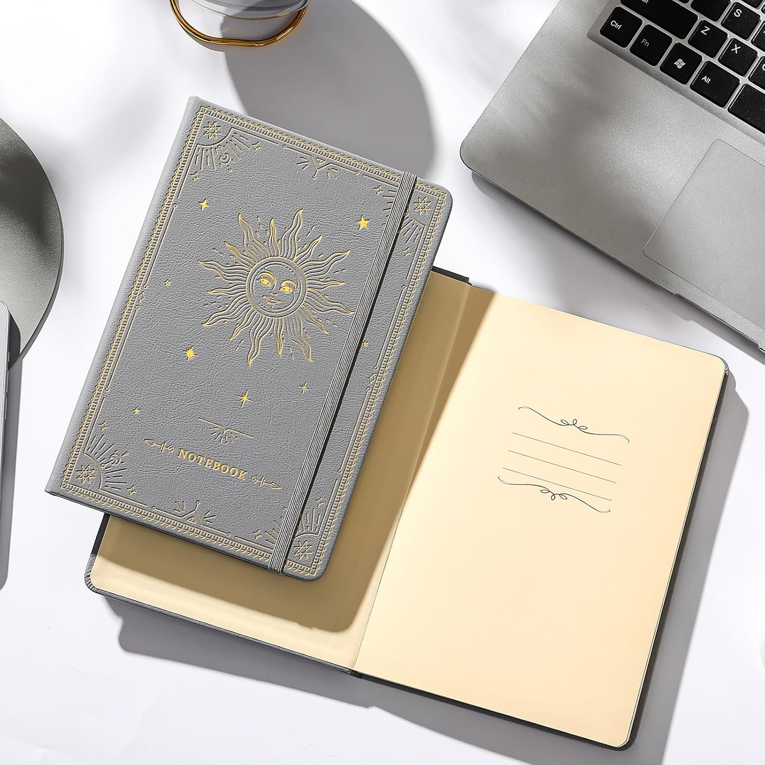 Artfan Ruled Notebook/Journal – Premium Thick Paper Faux Leather Classic Writing