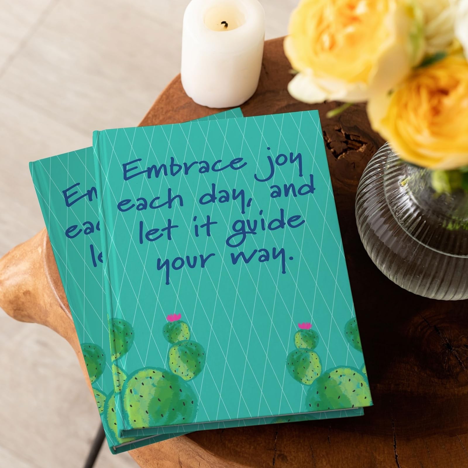 8 Pack Inspirational Notebooks with Motivational 20.3 x 12.4 cm, Multicolored