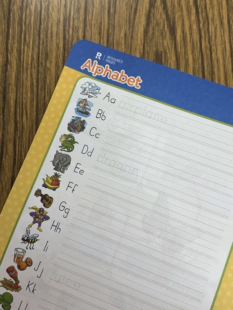 Academic Planner for Kids Ages 5-9, Primary Block Cover, 8.5″ x 11″, Green