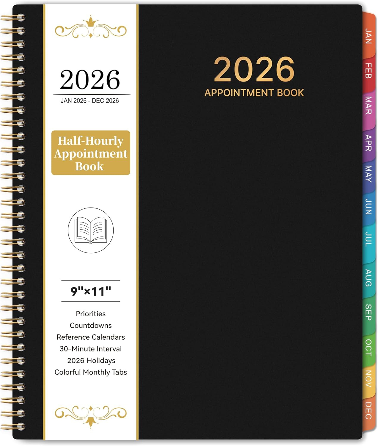 2026 Appointment Book/Planner – 2026 Planner Large 9″ X 11″, Jan 2026 – Dec 2026