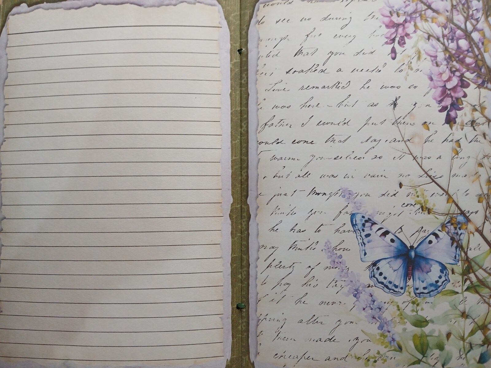 Junk Journal Booklet “OSTARA 2″ Spring Renewal Cards, Lg 6″x9” 40pg Ephemera+