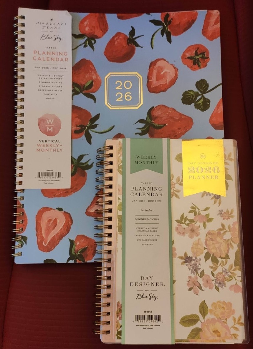 Blue Sky 2026 Planning Calendar Set – Combo – Floral Print – Limited Edition
