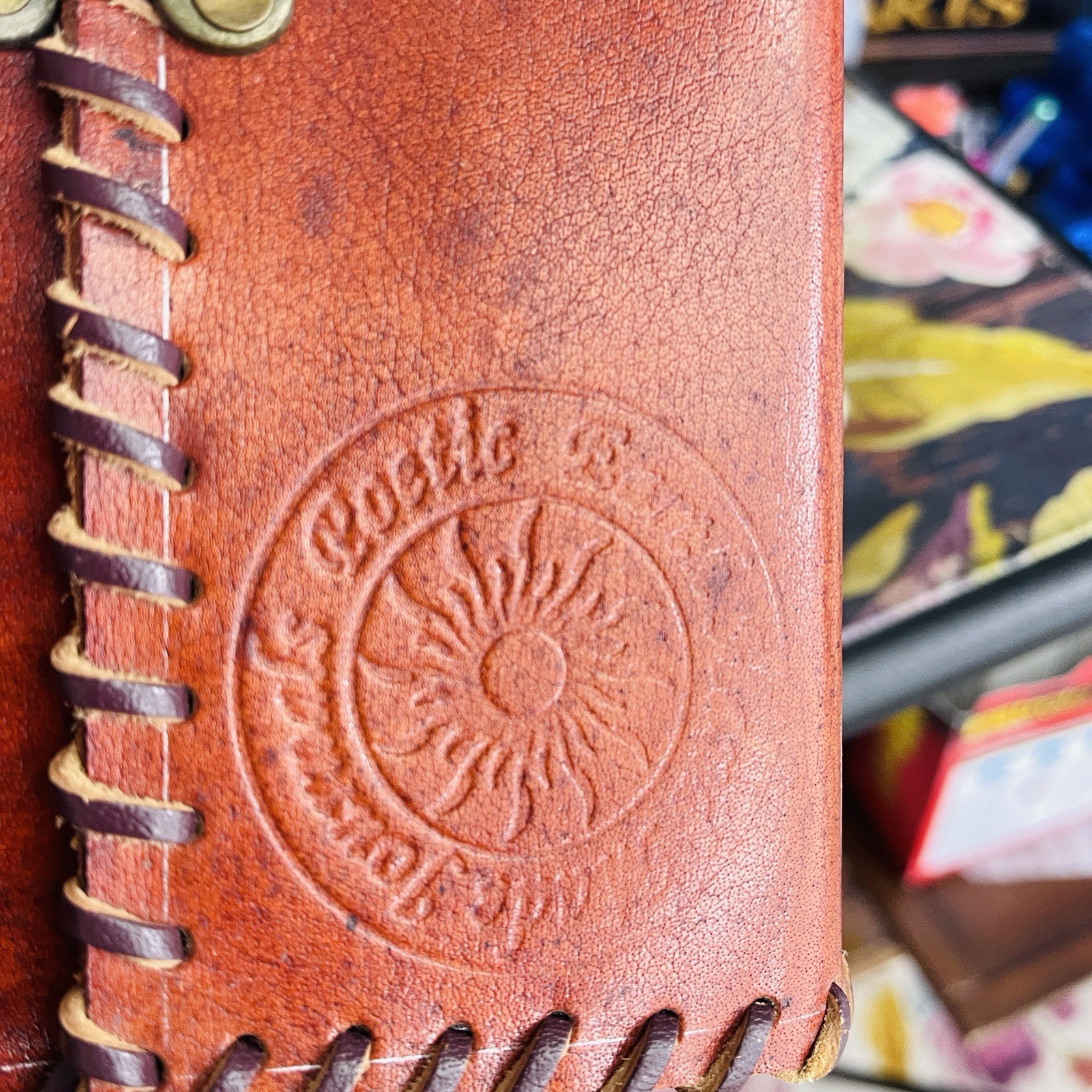 Leather Journal Acid-Free Paper Writing Sketch Book Hand Made By IONA USA