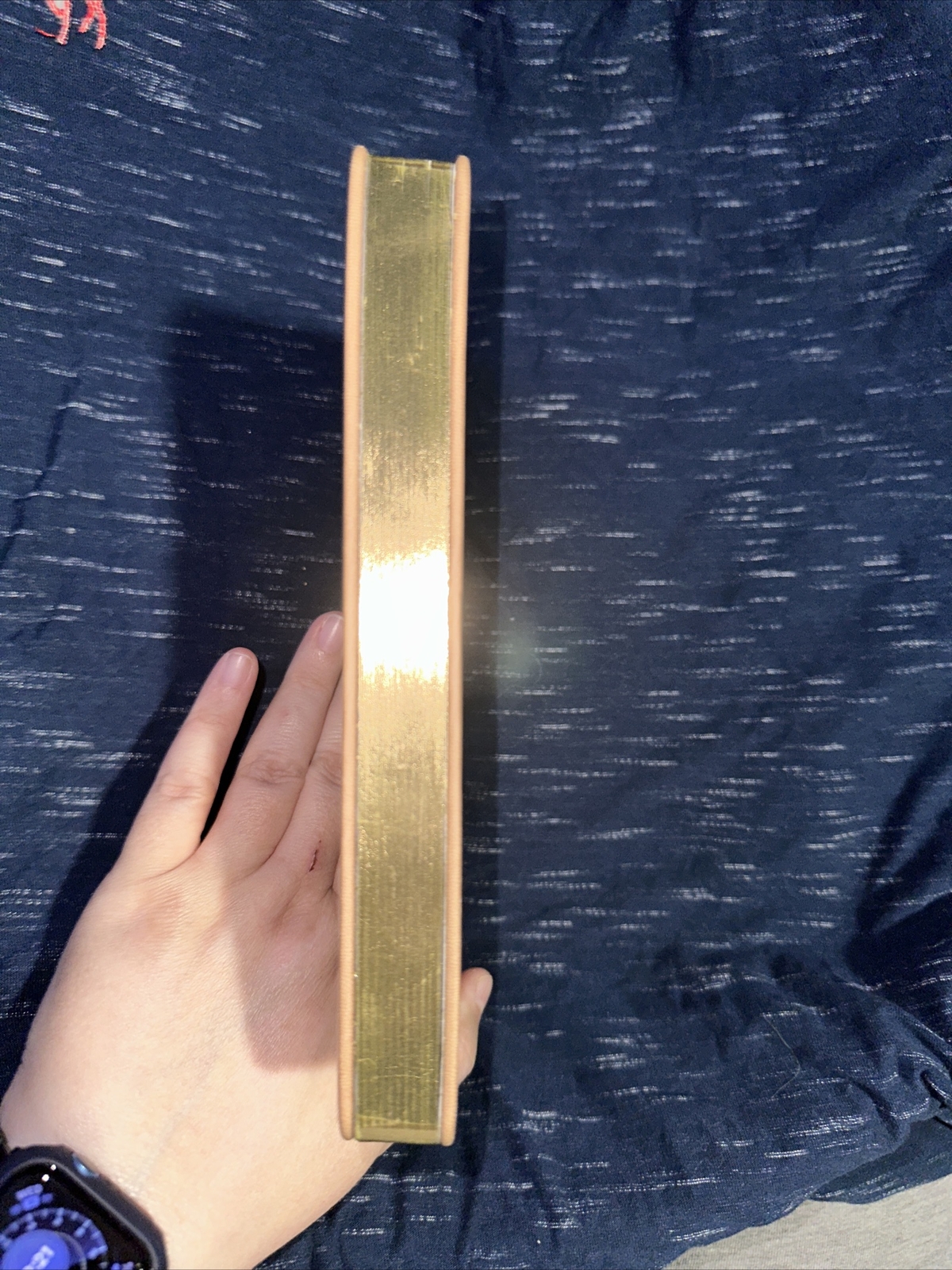 ADVENTURE AWAITS Religious Journal Blank Gold Leaf Page Edges 8.5 in x 5.5 in