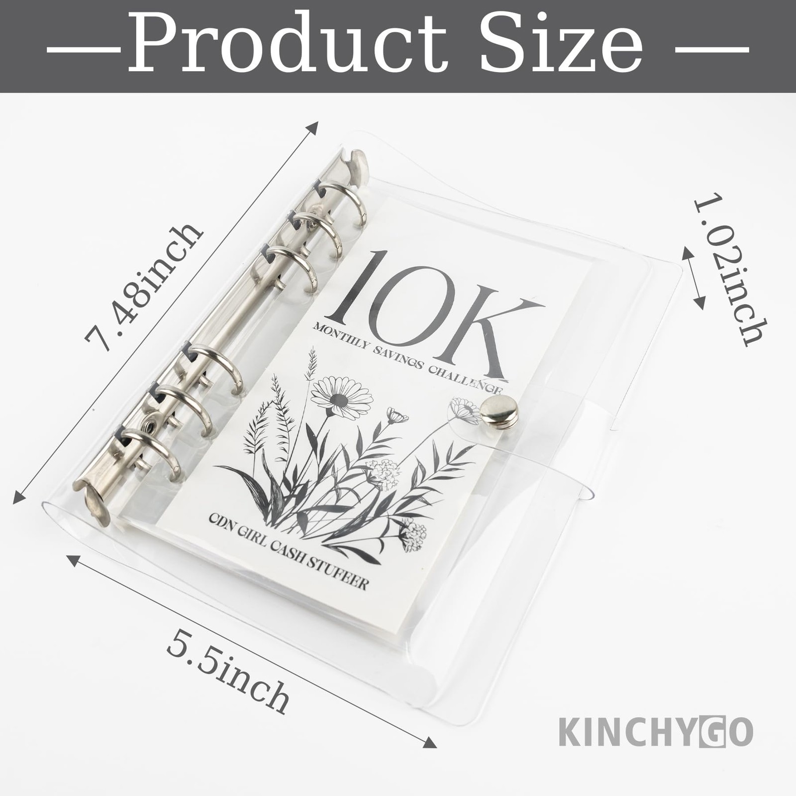5K 10K 25K Envelope Challenge Budget Planner Money Saving Cash Challenge Book