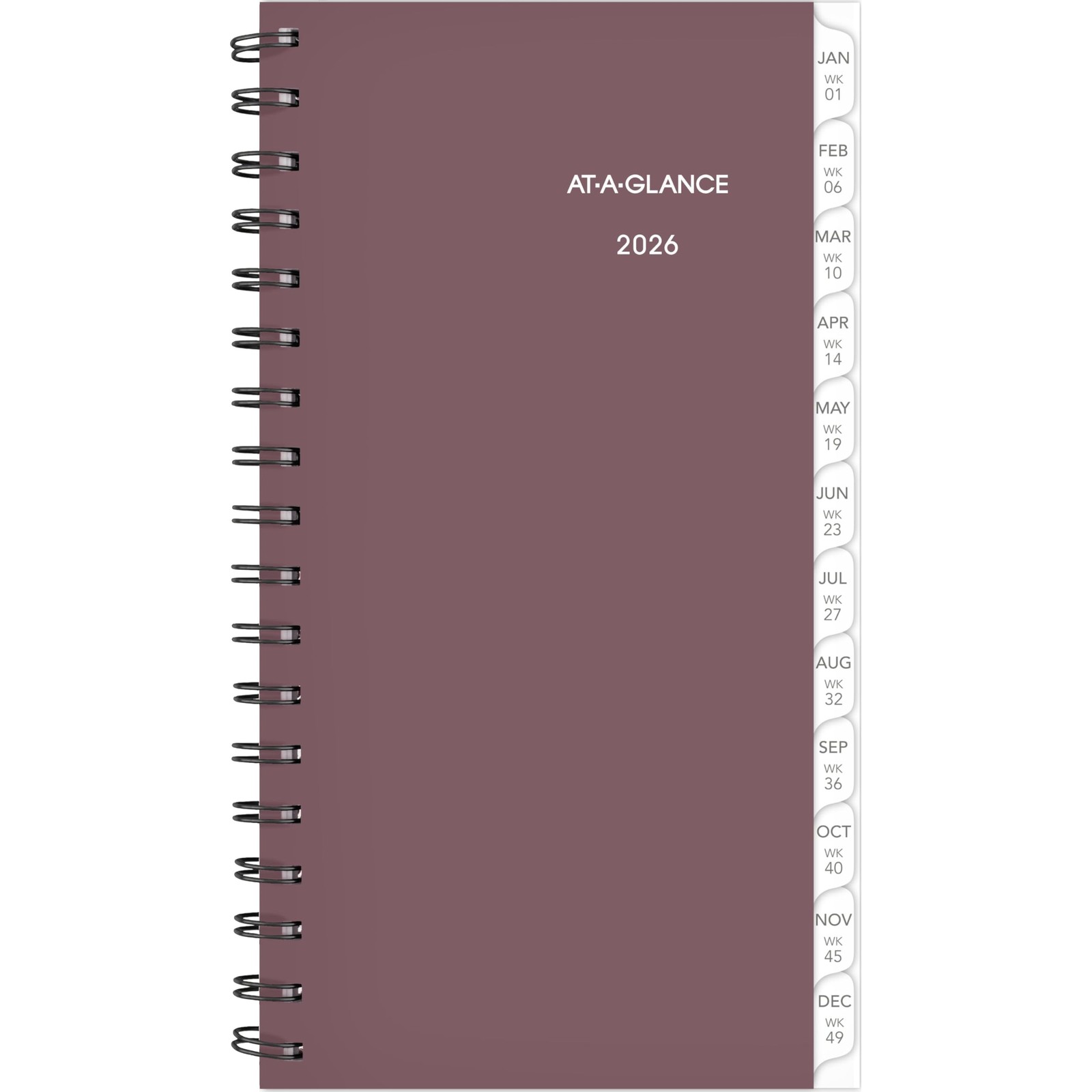 AT-A-GLANCE 2026 Planner Refill, Weekly, 3-1/4″ x 6-1/2″, Portable Size White