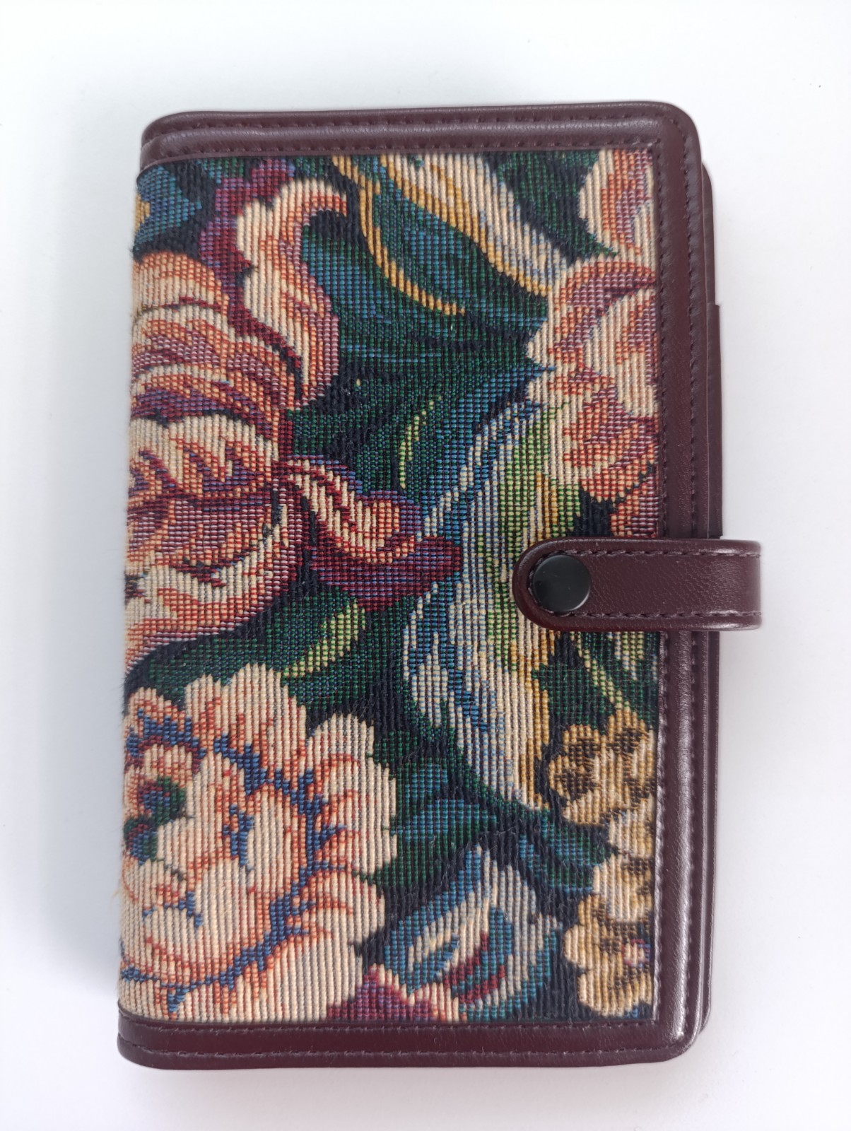 Vintage Pocket Planner Day Runner Floral Personal Organizer Binder