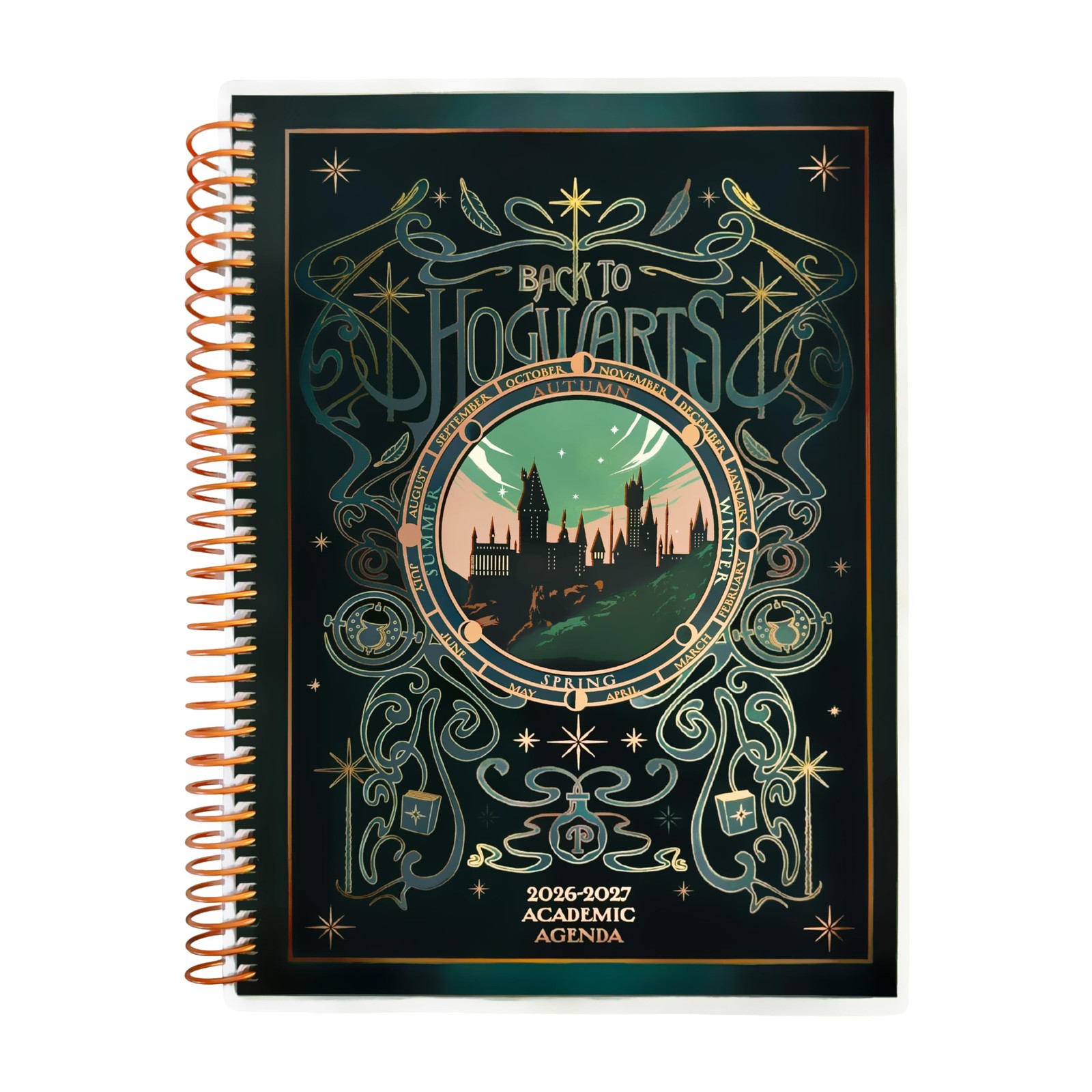 ConQuest Journals Harry Potter 2026-2027 8.5” x 6.5”, Multi-colored
