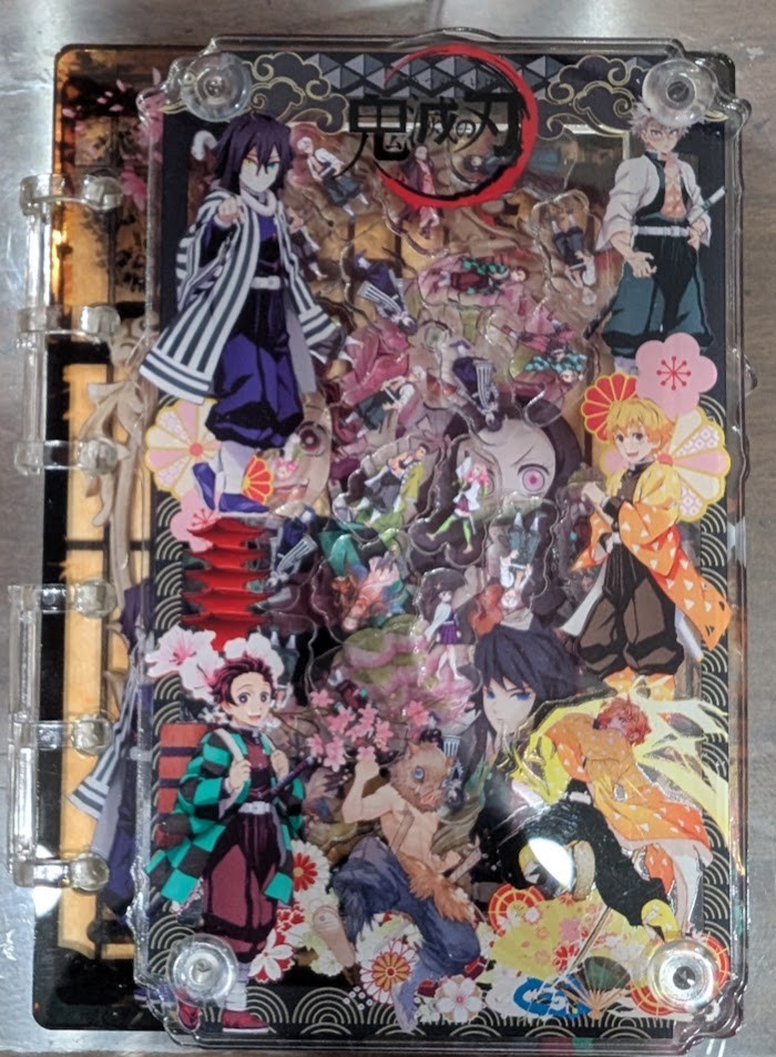 Demon Slayer A7 Acrylic Shaker Notebook