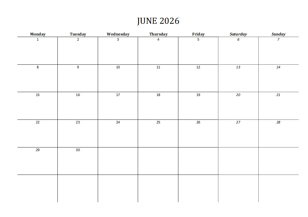 2.99 *ON SALE* 2026 Calendar Printable Landscape,Monthly Planner DOWNLOAD PDF v1