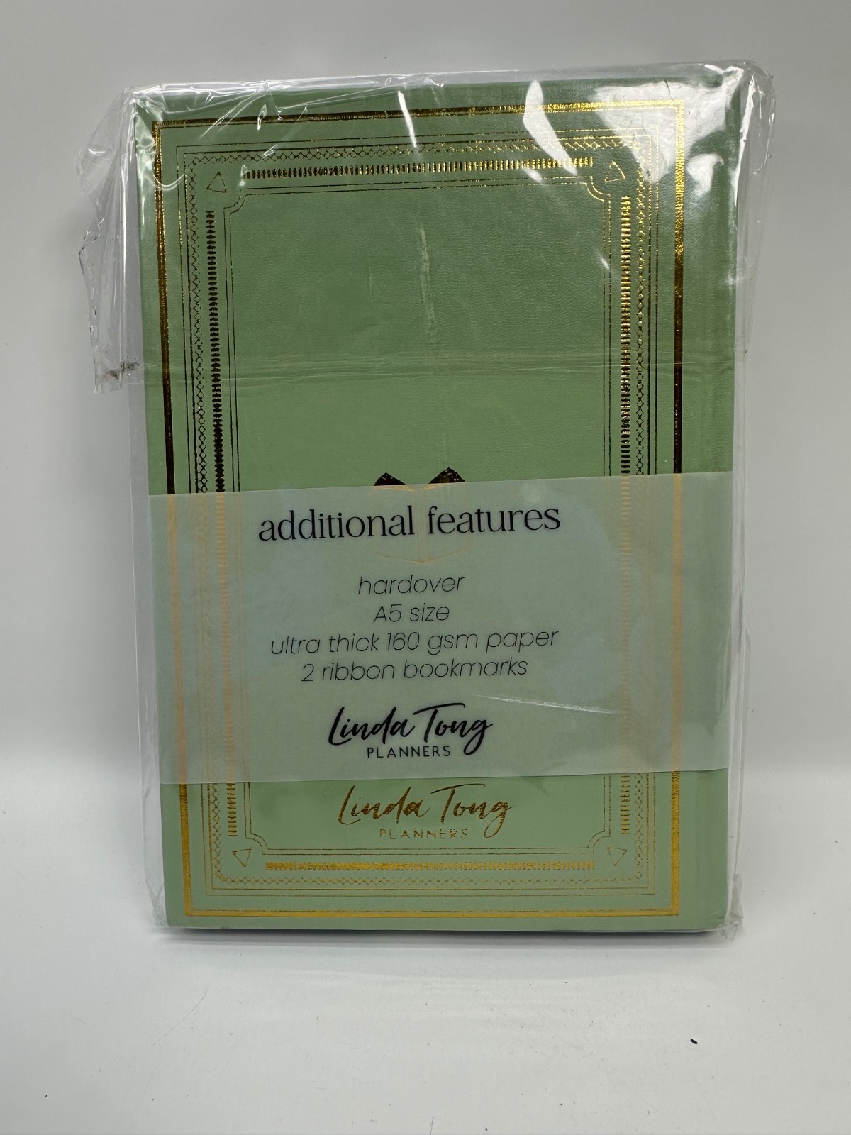 LINDA TONG PLANNERS Book/Reading Journal – Sage Green A5