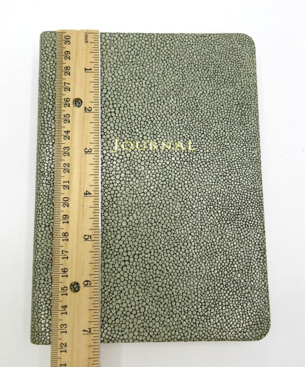 Graphic Image Travel Journal 7″ Leather Soft Cover 224 Lined Pages GOLD Shagreen