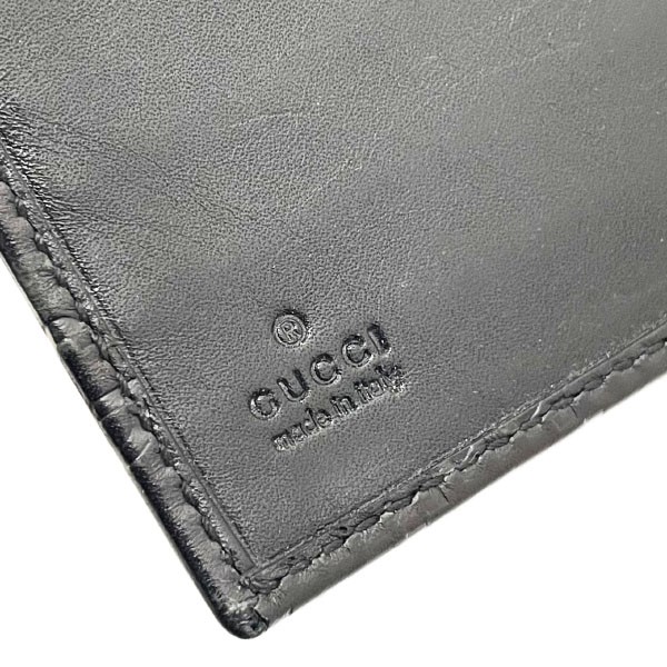 ■Authentic Gucci Shima Line Agenda Leather Planner Cover, Black, 115240. GUCCI
