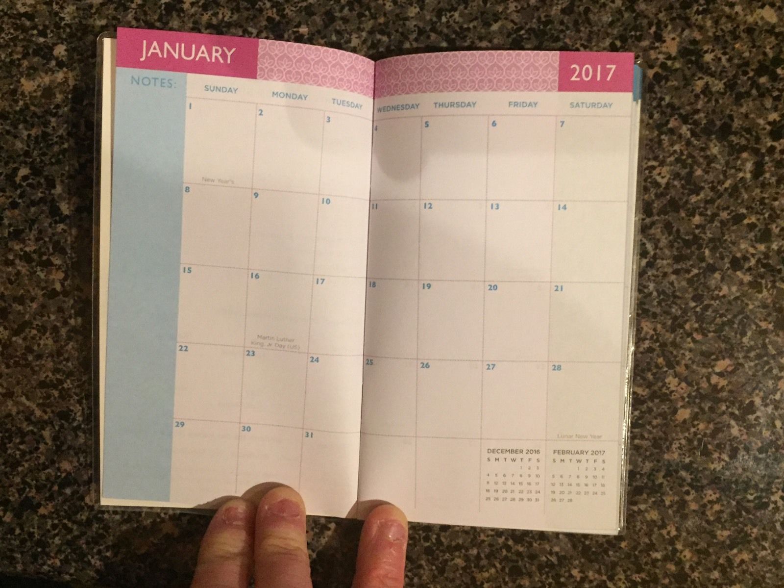 2 year 2017-18 Monthly Planner Calendar Organizer Pocket/Purse Size6 1/2″x3 3/4″