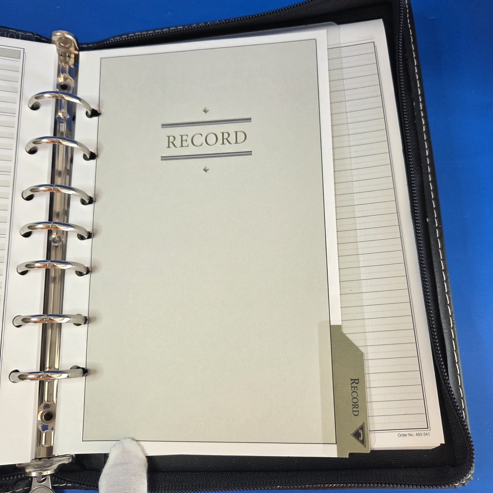 Day Runner Pro Business System Black 7-Ring Binder Planner Full Inside