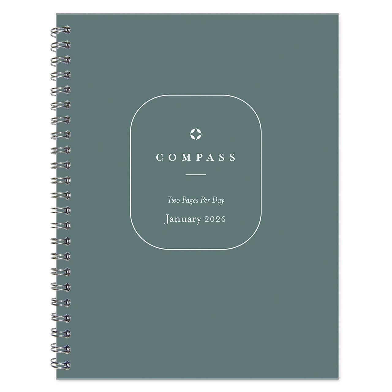 Franklincovey – Compass Planner Refill | Two Pages Per Day Wire-bound (monarc…