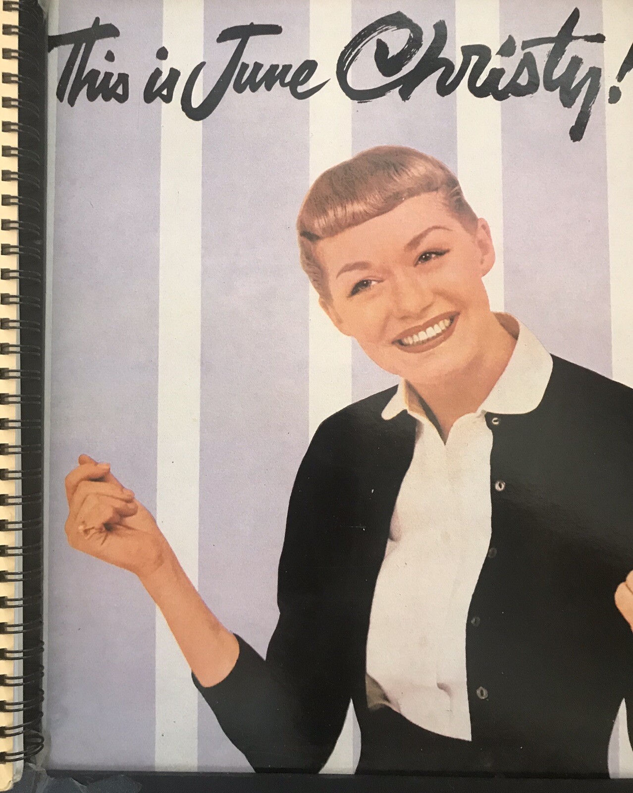 for the This Is June Christy! (1958) vinyl fan! Album Cover Notebook vintage WOW