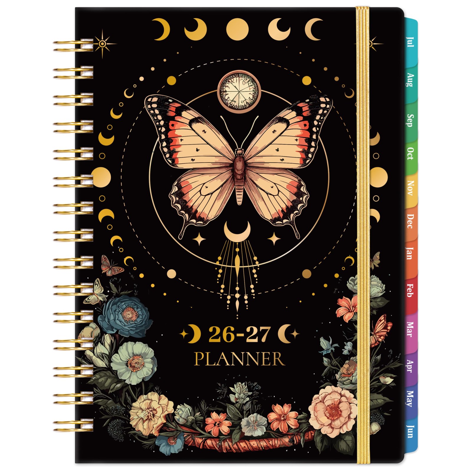 2026-2027 Planner – Academic 2026-2027, July 2026 6.4″ x 8.5″, Black