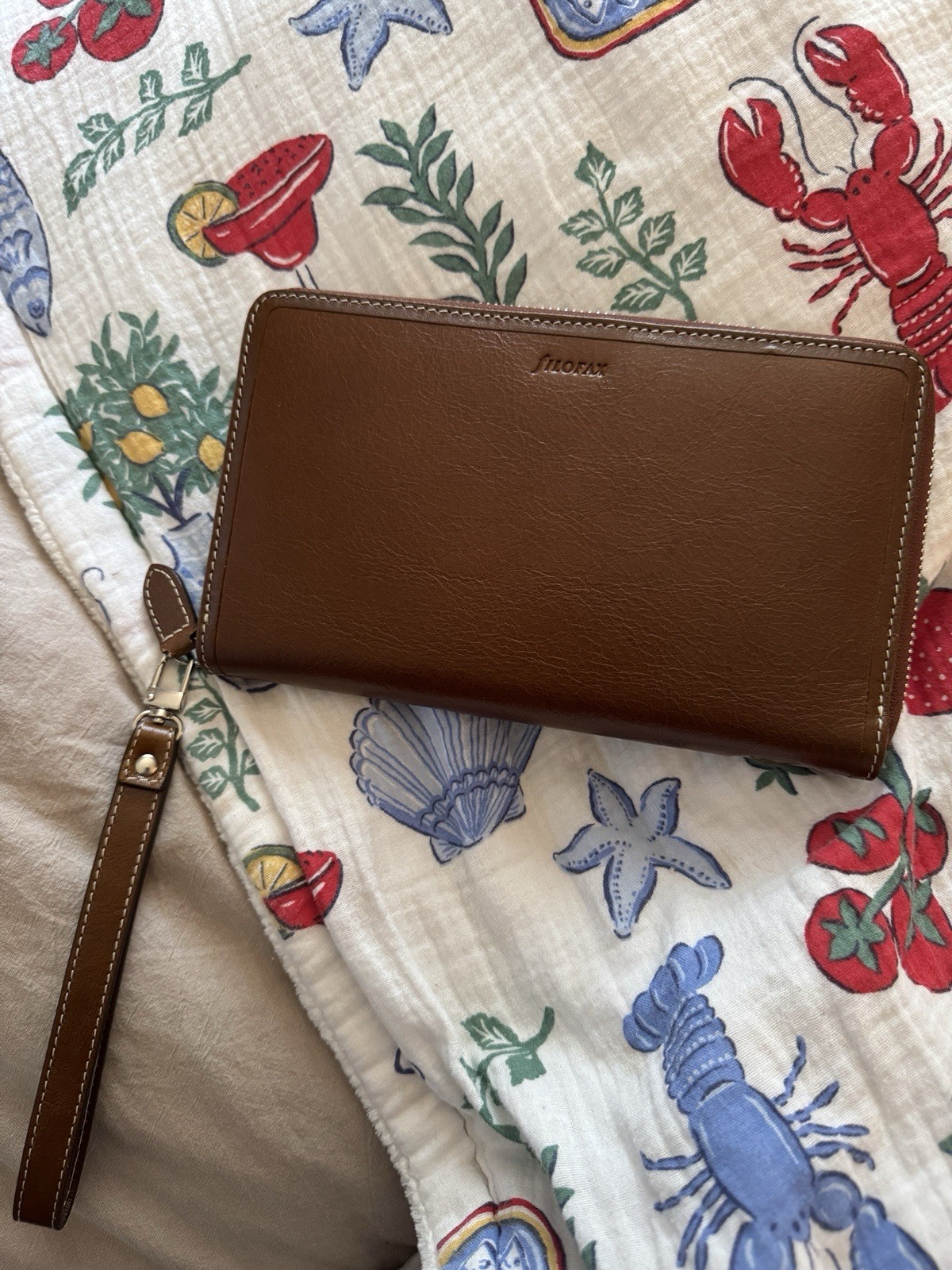 Malden Personal Compact Zip Leather Organizer