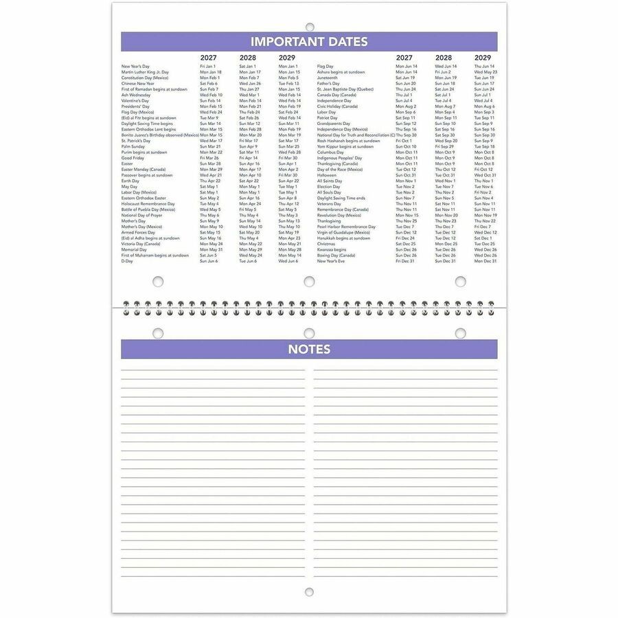 ACCO Brands Corporation At-A-Glance Desk Wall Calendar Item #: AAGPM17028