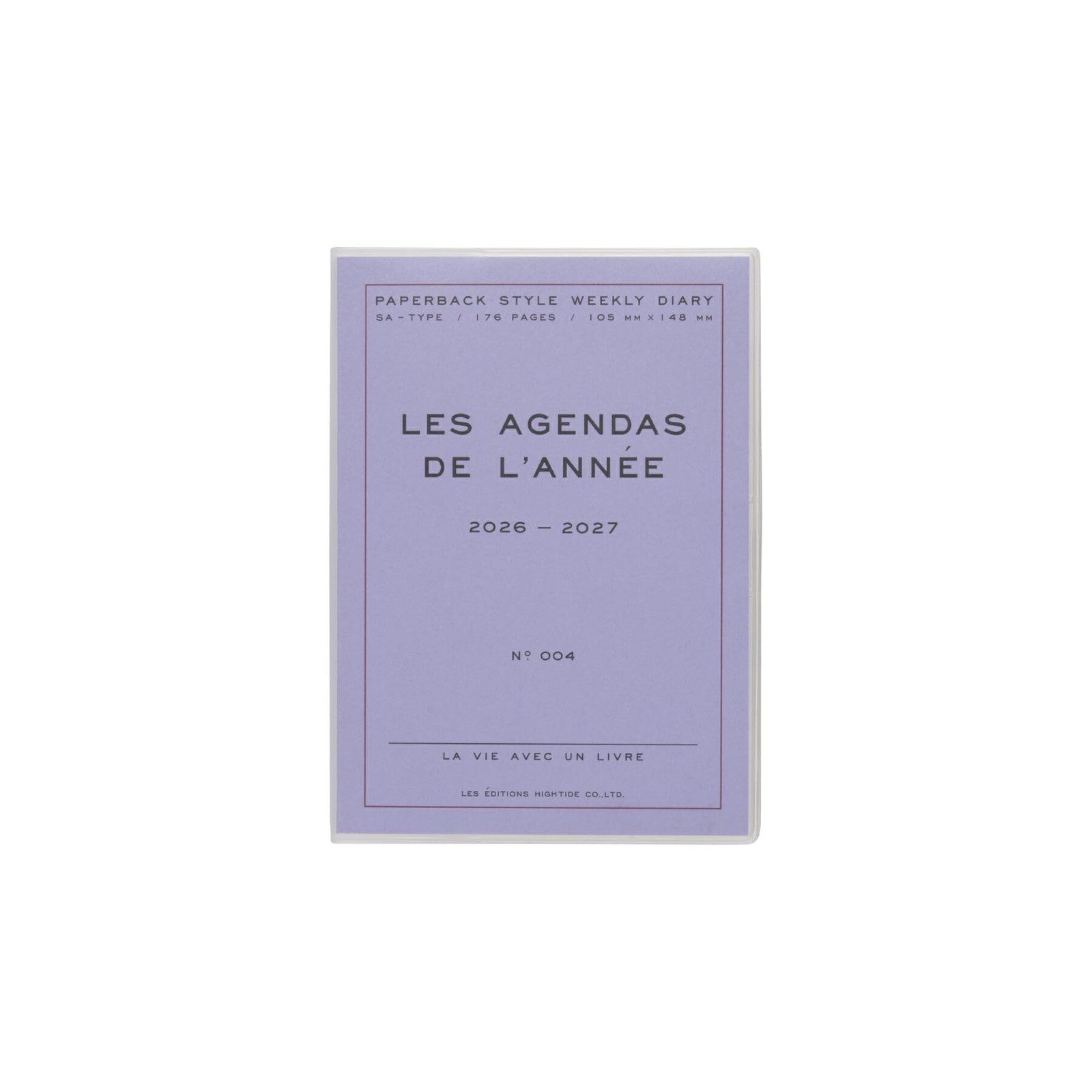Planner 2026, Pouch Lavender, A6, Weekly Block, Starts March 2026