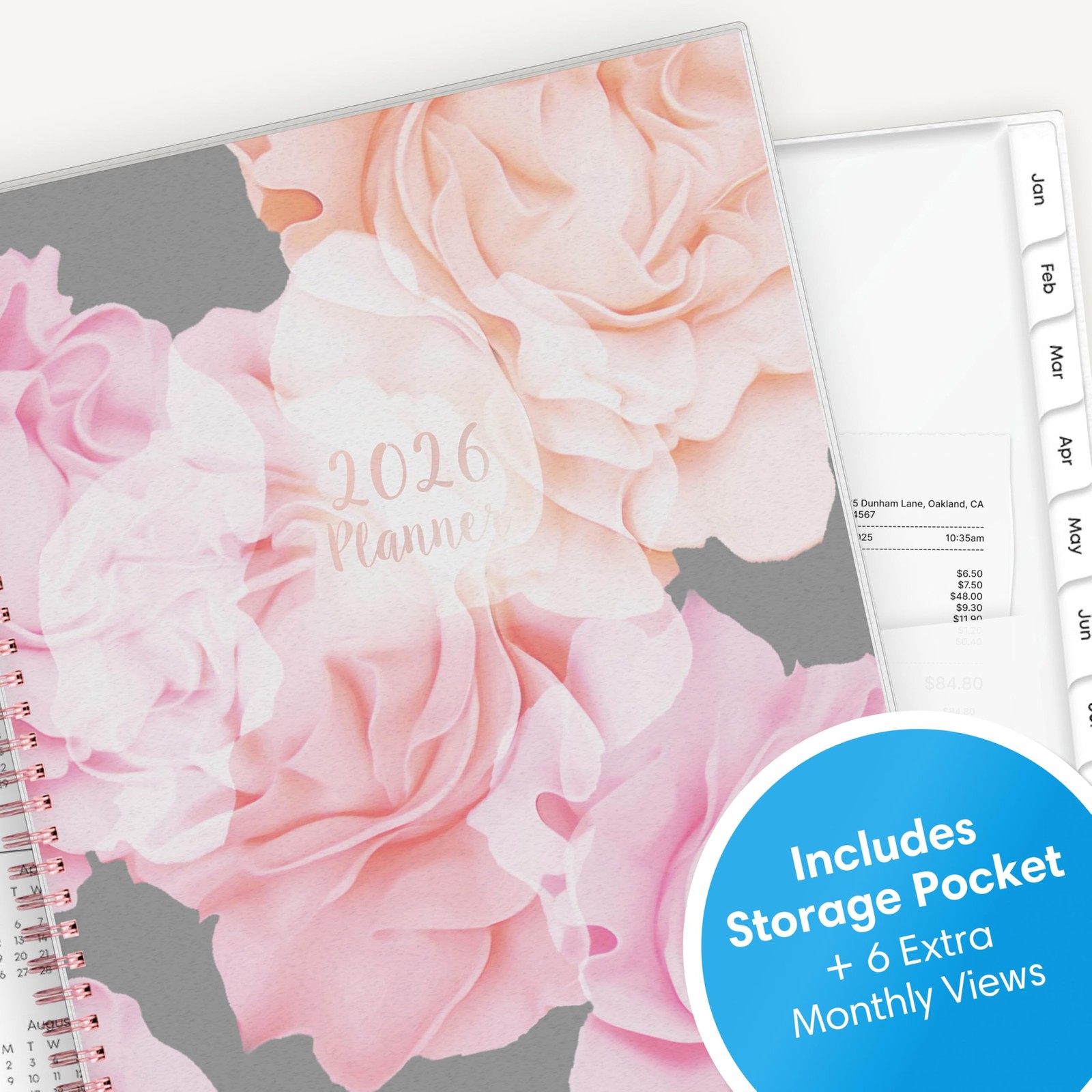 Blue Sky 2026 Weekly and Monthly Planner Calendar, 8.5″ x 11″, Joselyn- 2026