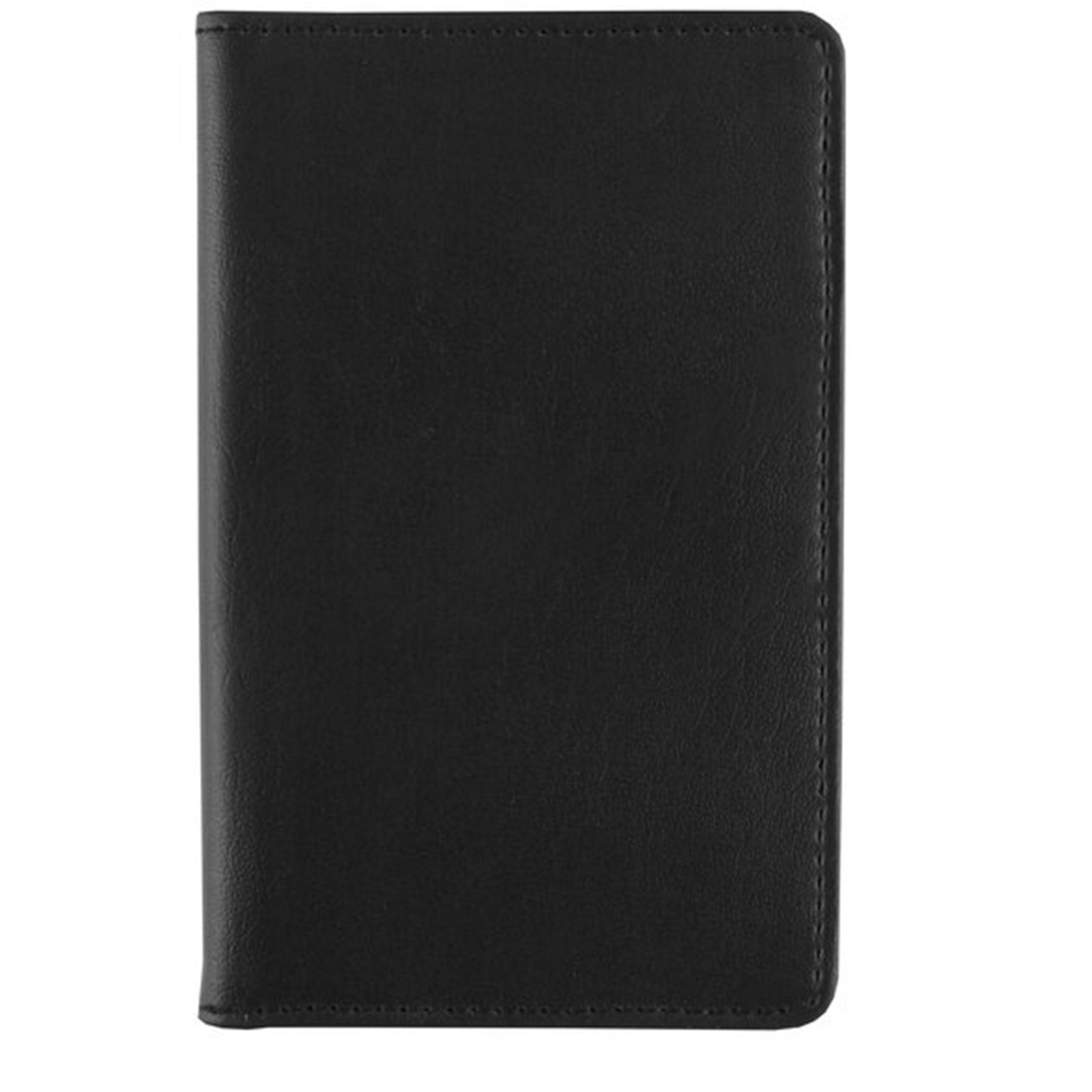 Day-Timer Antique Vinyl Open Style Planner Wallet, Black, Compact Size, 3″ x 5″