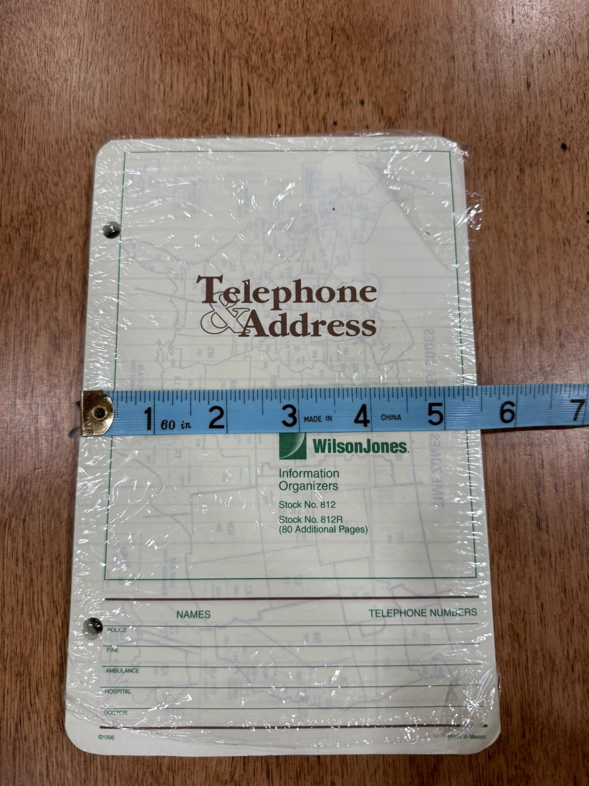 Day Runner/WilsonJones Telephone and Address Pages, Refill, Loose-Leaf.