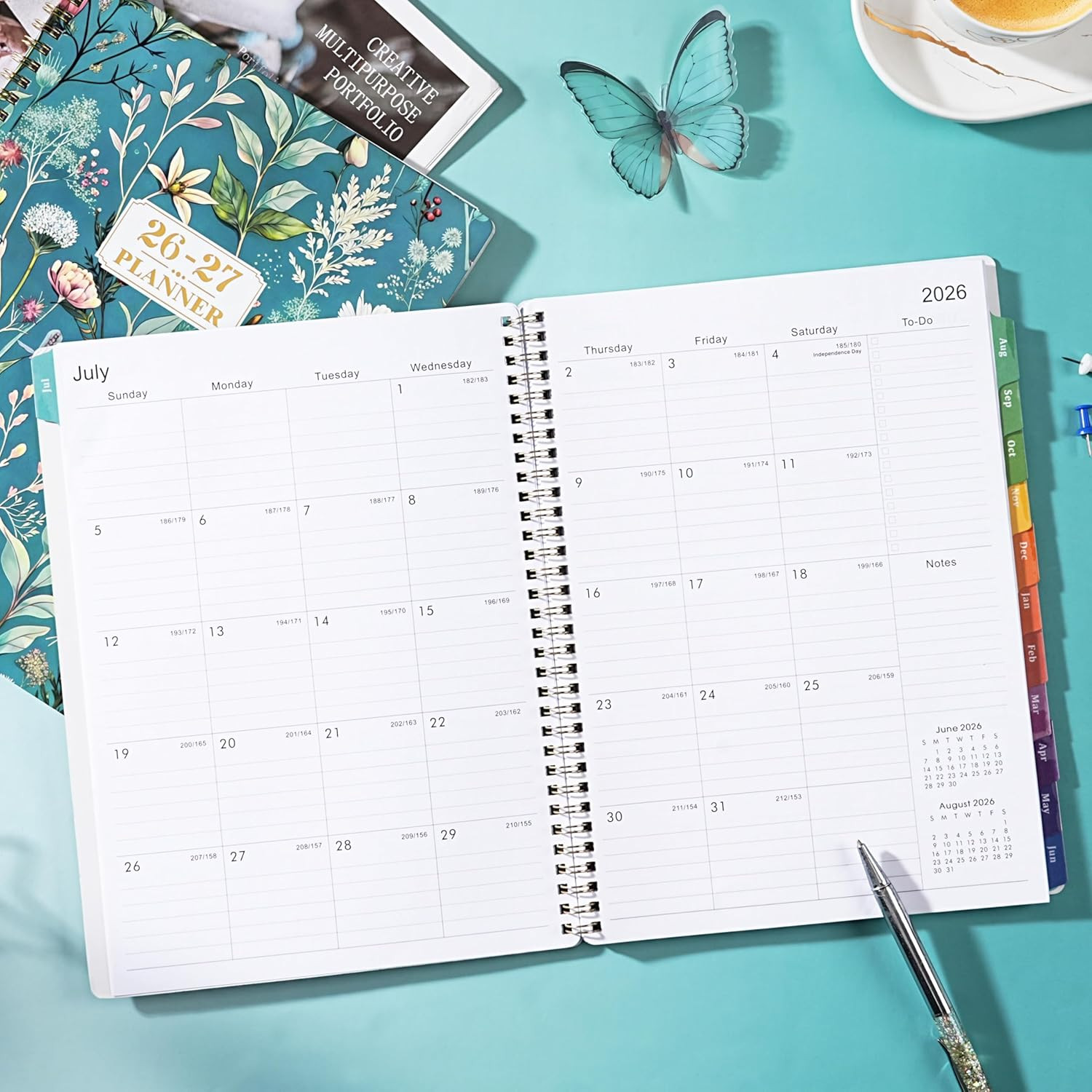 Planner 2026-2027 – Academic Planner 2026-2027, from JULY 2026 to JUNE 2027, 9”