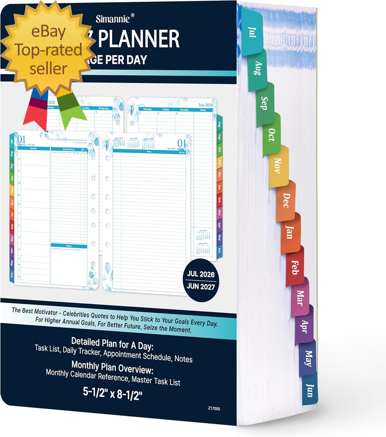 Planner Refills 2026-2027 – July 2026 – June 2027 2026-2027 Planner Refills