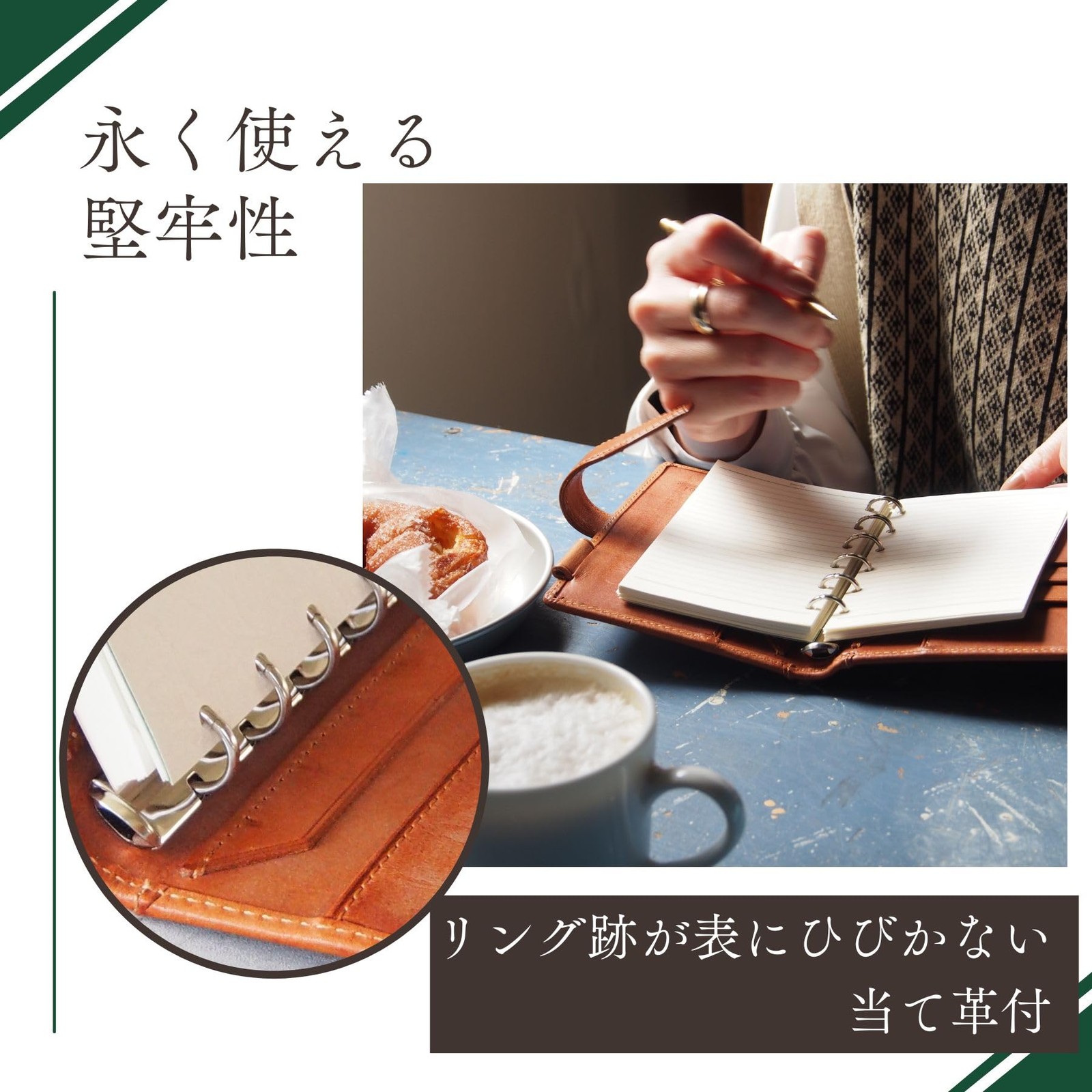 Raymay Fujii Da Vinci Grande Roroma Classic System Planner, A5 size, 30mm ring,