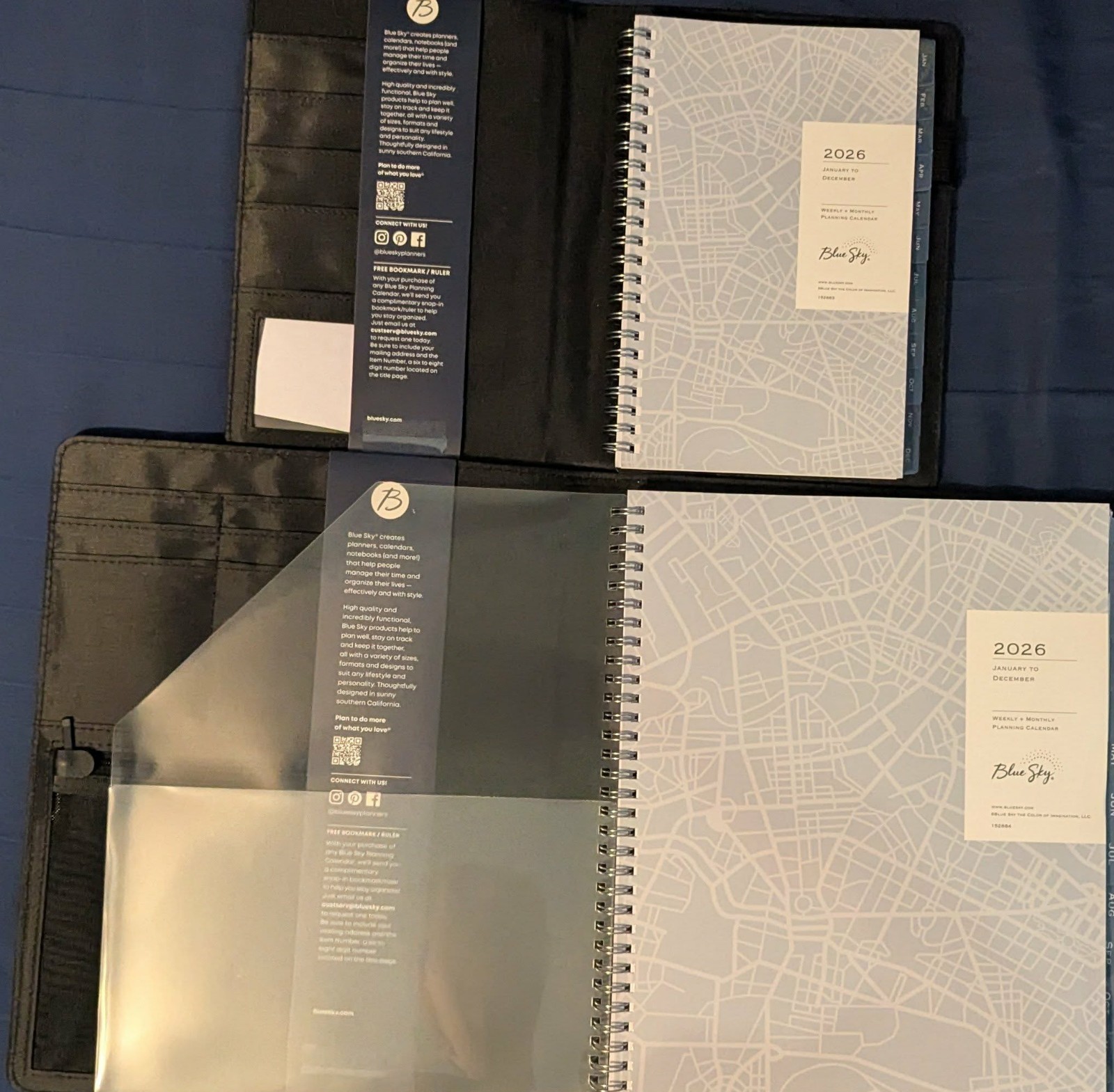 2026 Blue Sky Passages Calendar Year Weekly & Monthly Planner Double Set