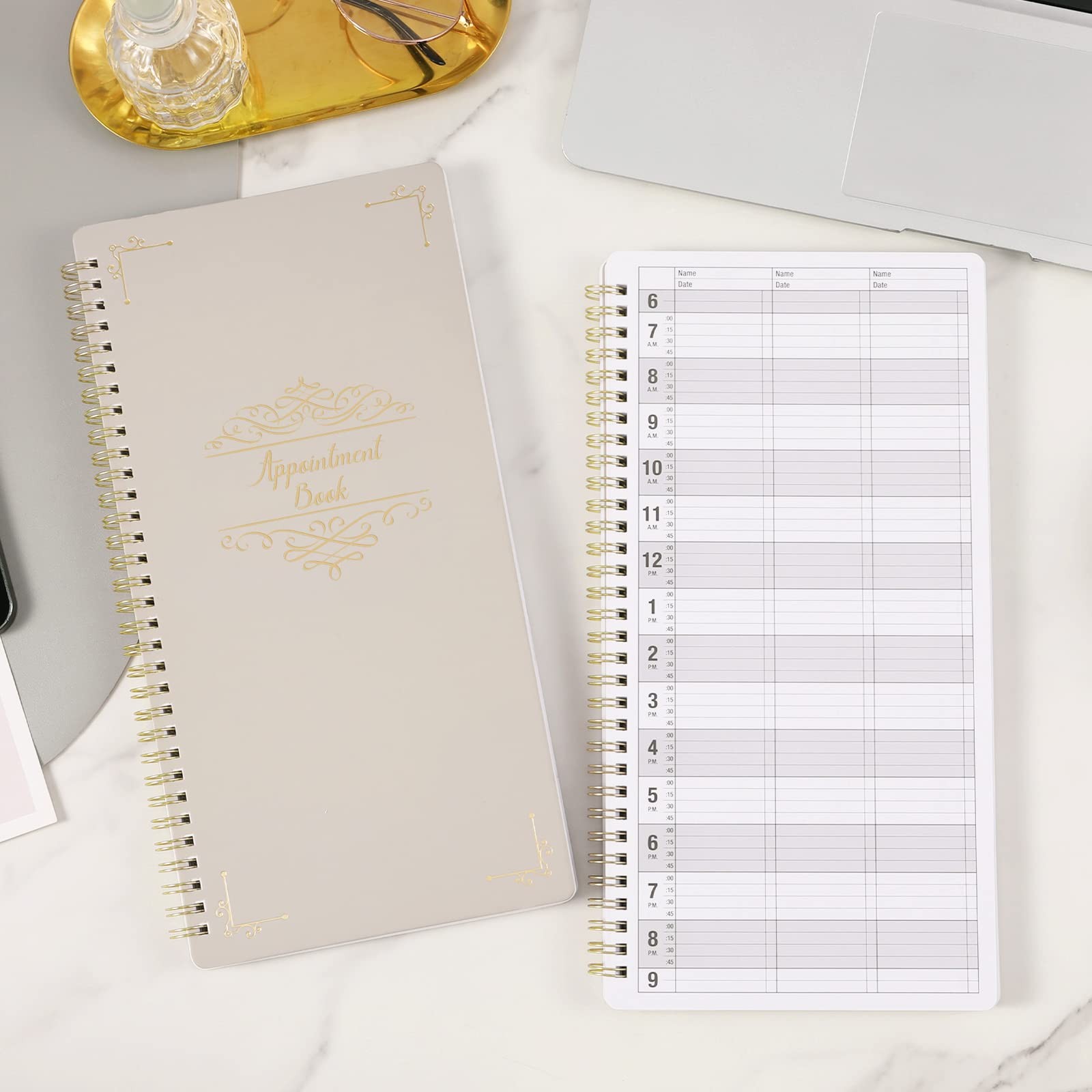 Appointment Book Undated Salon Appointment Book, Daily & Hourly Schedule Boo…
