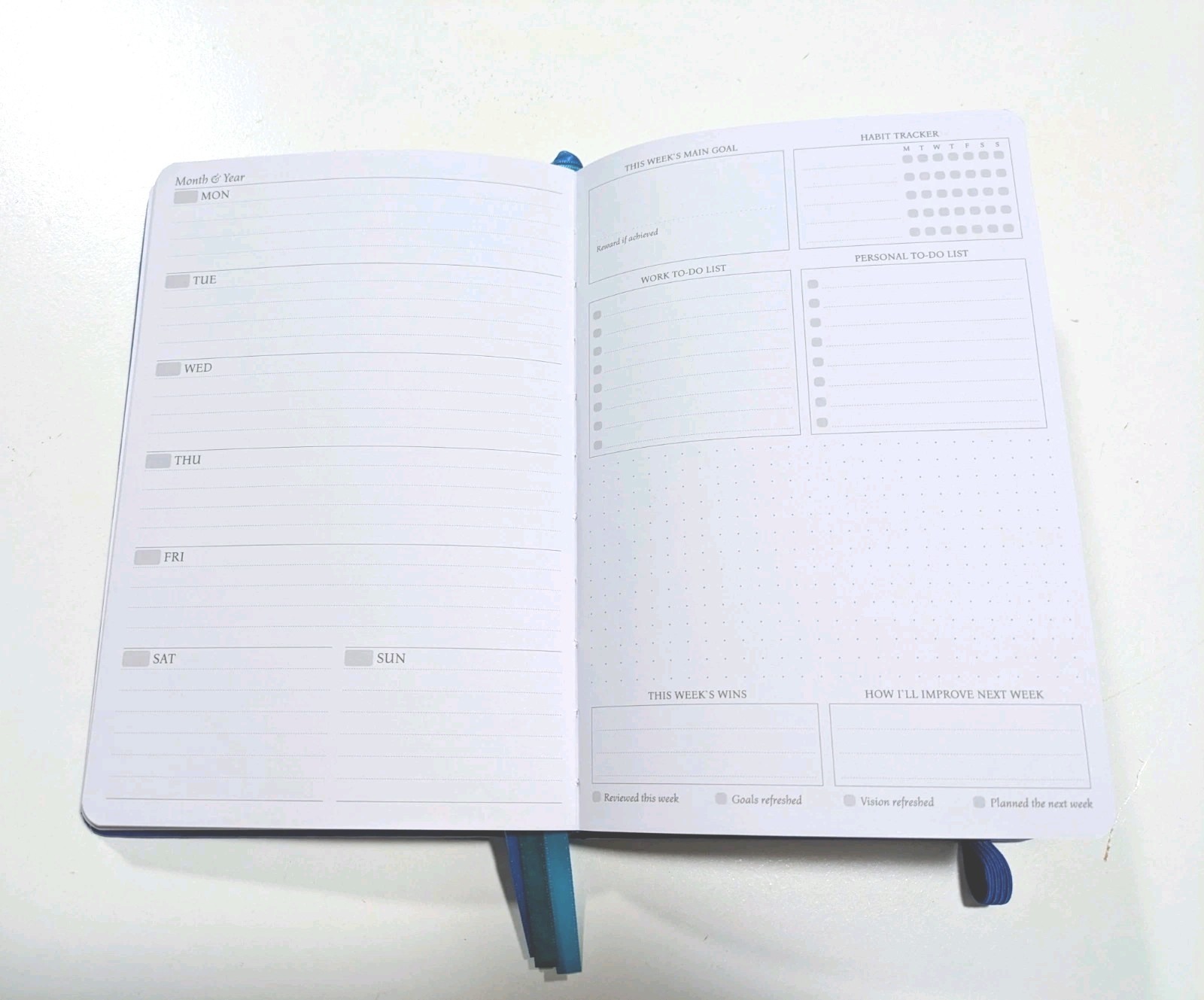 Legend Planner Personal Planner Goal Tracking Book