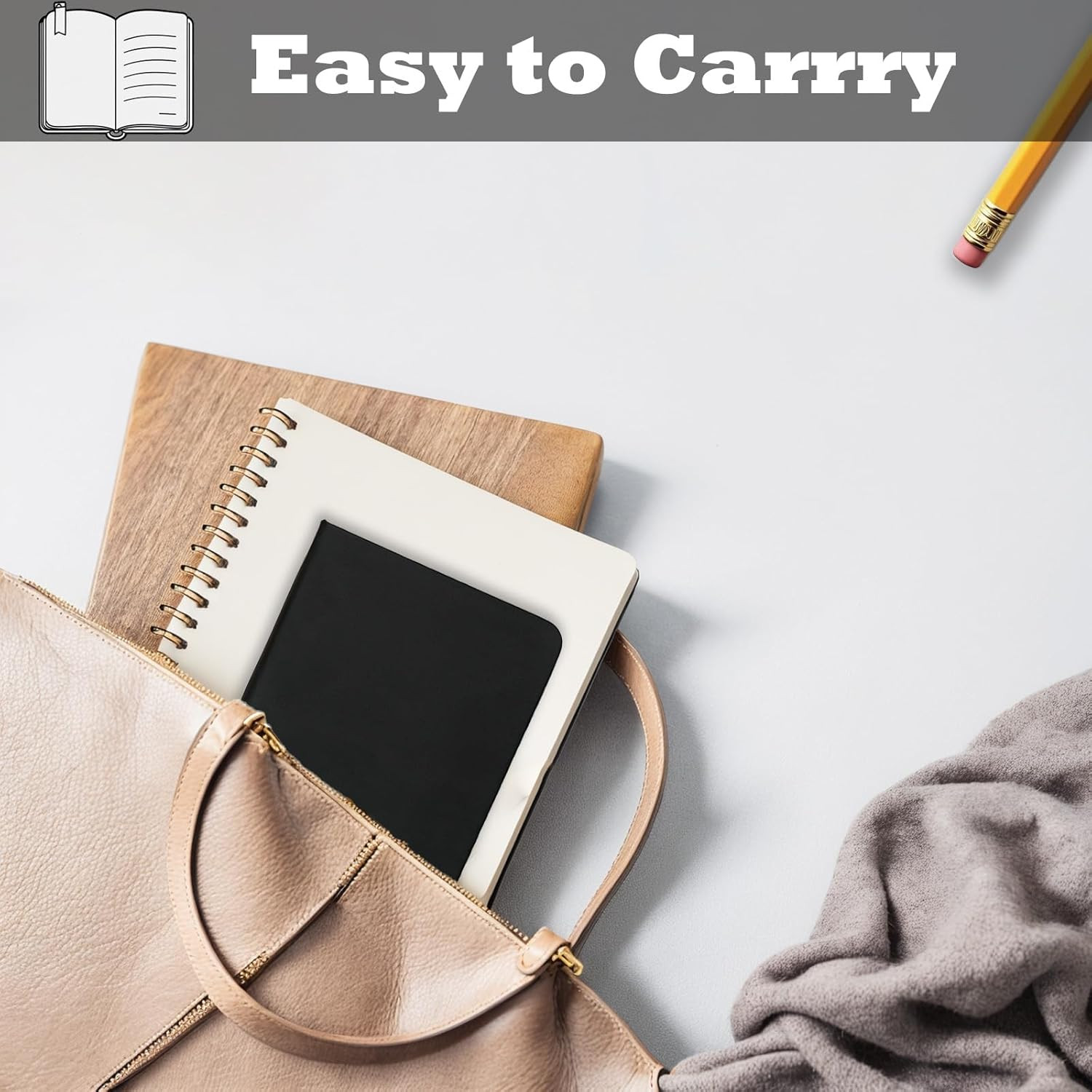 2 Pack Notebook Journal, 160 Pages Pocket Notepad with Waterproof Cover, Mini Me